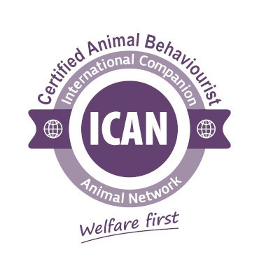 International Companion Animal Network Certified Animal Behaviourist badge
